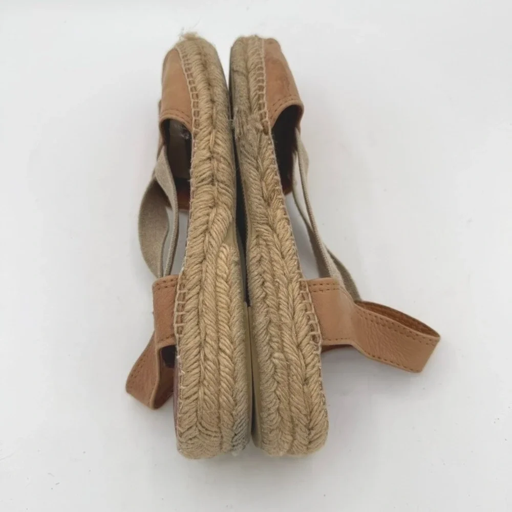 Toni Pons Espadrille Sandals Women 40 Leather Spain Boho Coastal Resort Chic